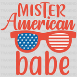 Mister American Babe DTF Transfer - transferlegend