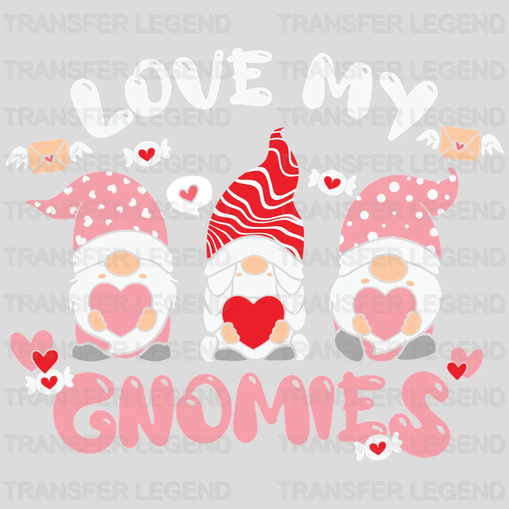 LOVE MY GNOMIES- DTF heat transfer - transferlegend