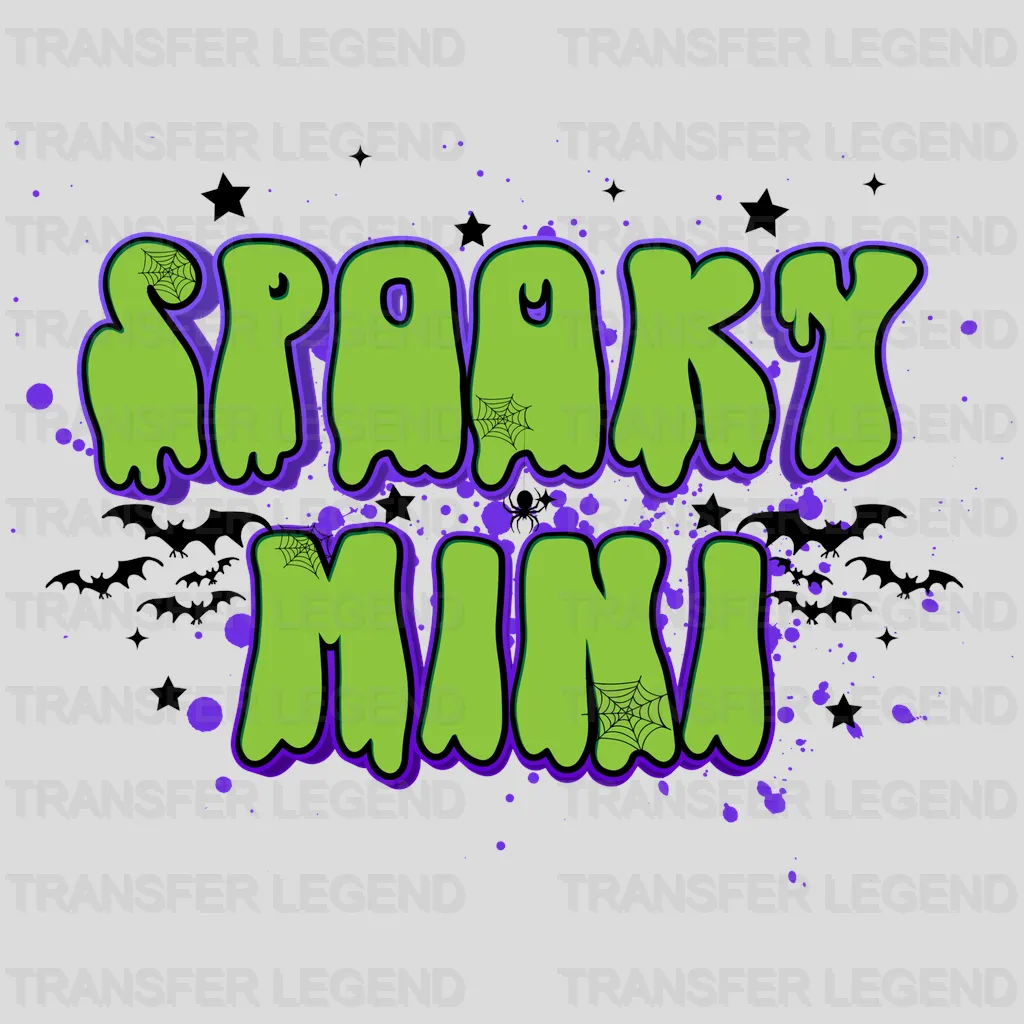 Halloween Spooky Mini Bat Design - DTF heat transfer - transferlegend