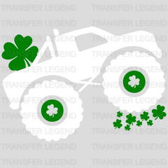 Truck St. Patrick's Day Design - DTF heat transfer - transferlegend