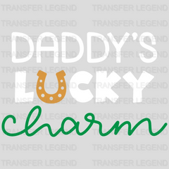 Daddy's Lucky Charm St. Patrick's Day Design - DTF heat transfer - transferlegend