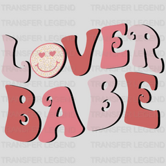 Lover Babe Retro Valentine's Day Design - DTF heat transfer - transferlegend