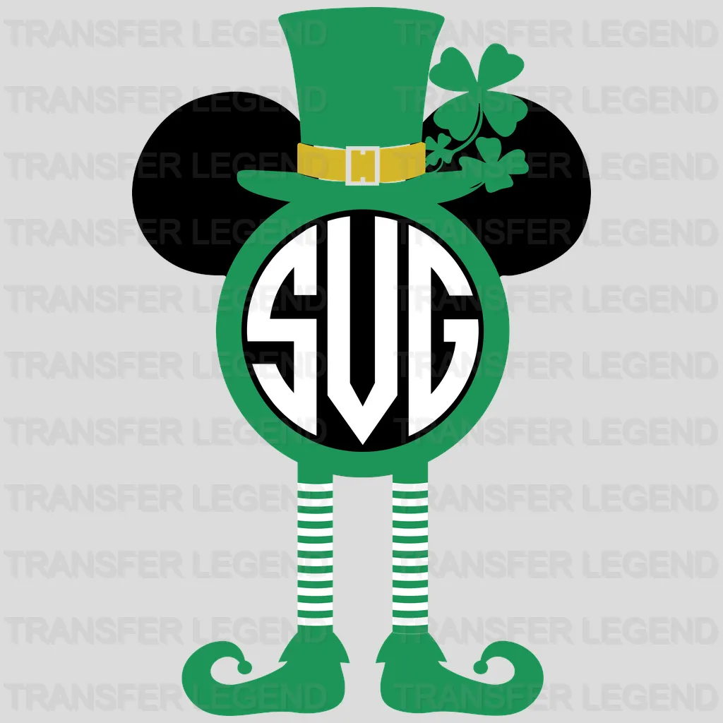 Disney SVG St. Patrick's Day Design - DTF heat transfer - transferlegend