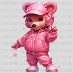 Lady Style Teddy Design - DTF Heat Transfer - transferlegend