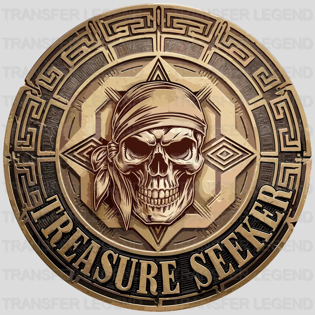 Treasure Seeker Pirate Design - DTF Heat Transfer - transferlegend