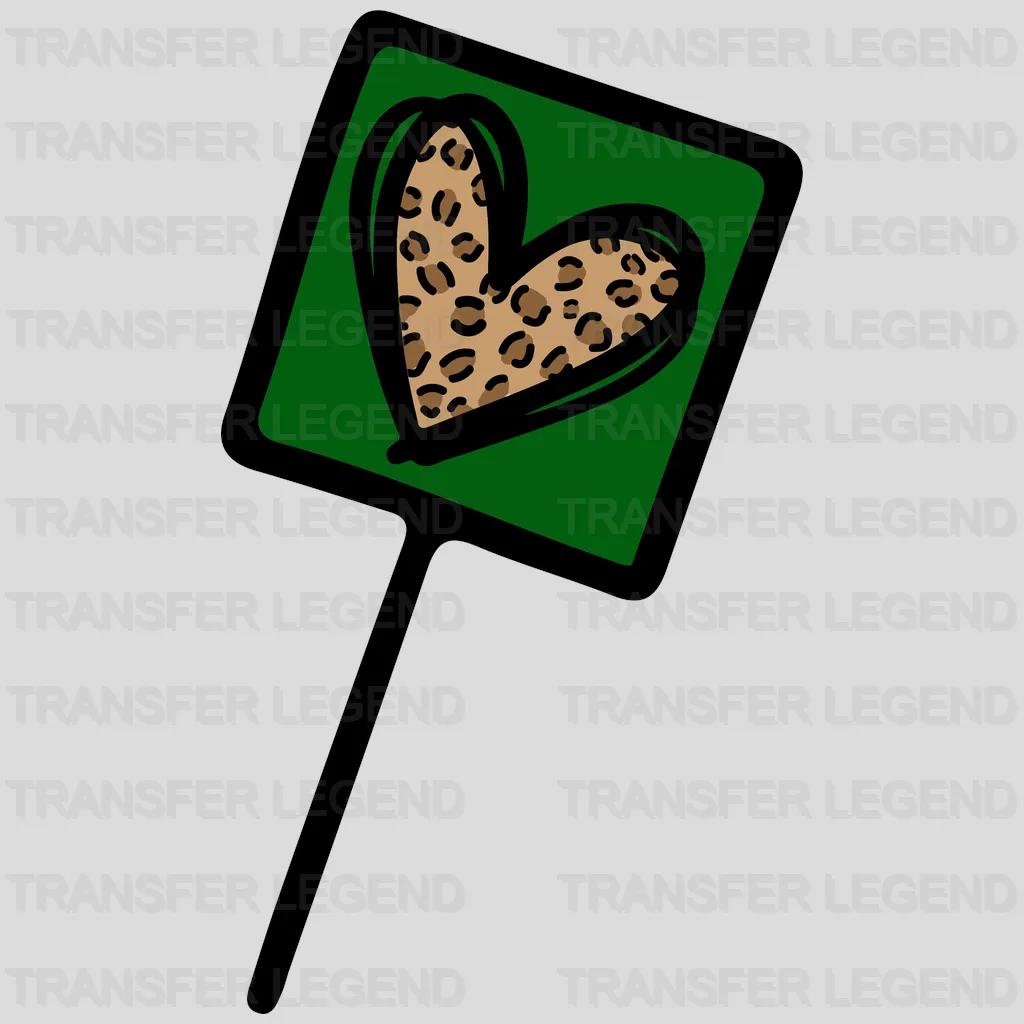 Heart Sign St. Patrick's Day Design - DTF heat transfer - transferlegend