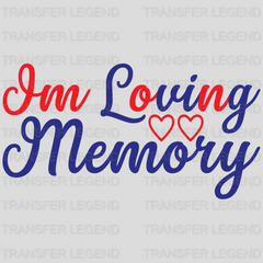 Loving Memory - Memorial Day DTF Transfer - transferlegend