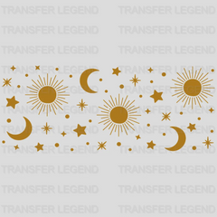 Sun And Moon UV DTF Transfer Cup Wrap UV DTF Sticker - transferlegend