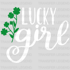 Lucky Girl St. Patrick's Day Design - DTF heat transfer - transferlegend