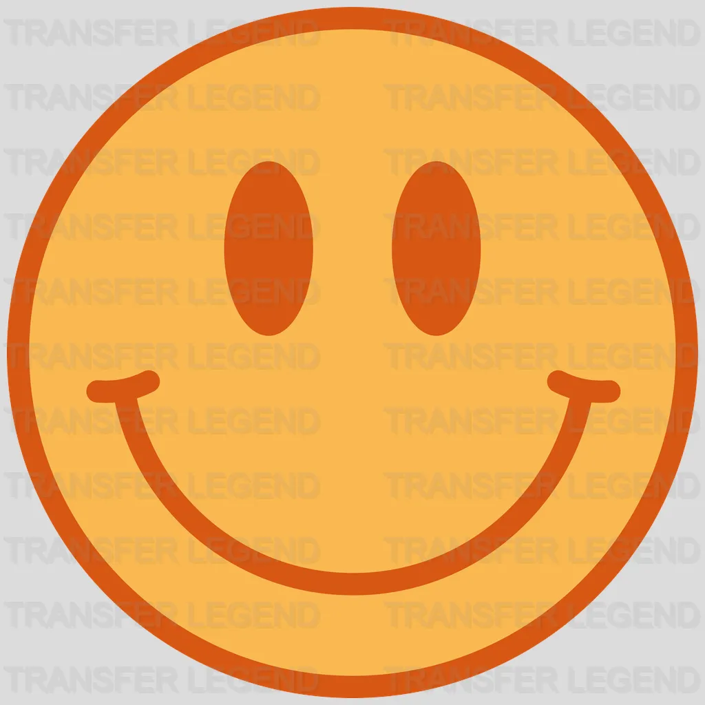 Smiley Face - Retro Summer - Good Vibes - Retro Smiley - Aesthetic Retro Design - DTF heat transfer - transferlegend