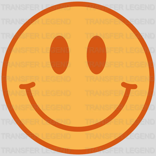 Smiley Face - Retro Summer - Good Vibes - Retro Smiley - Aesthetic Retro Design - DTF heat transfer - transferlegend