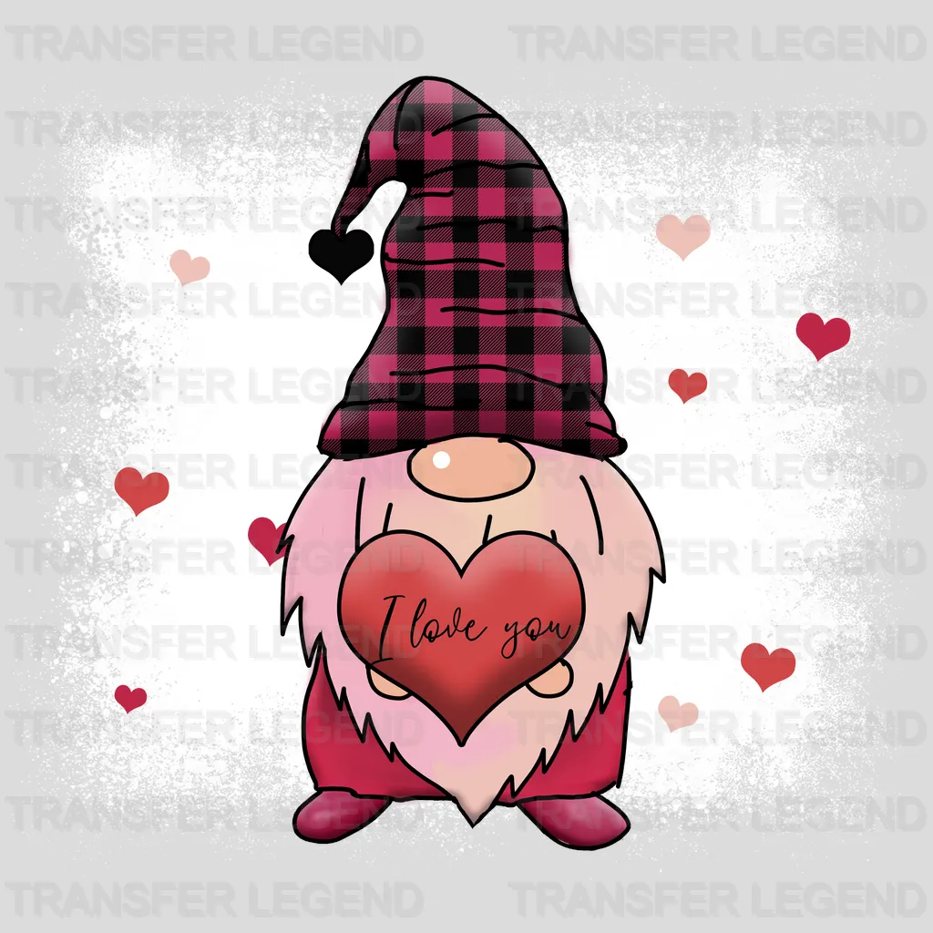 I LOVE YOU GIRL GNOME - DTF heat transfer - transferlegend