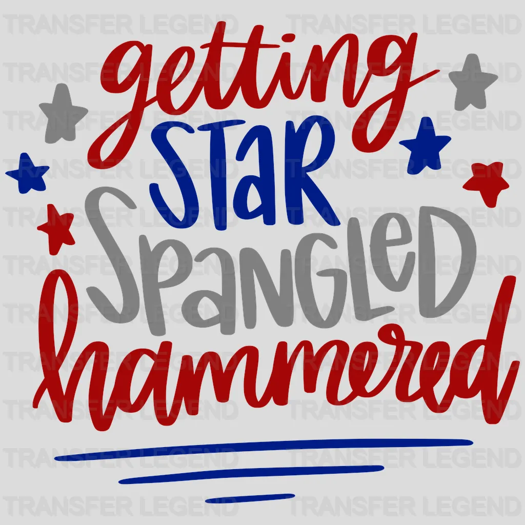 Getting Star Spangled Hammered DTF Transfer - transferlegend