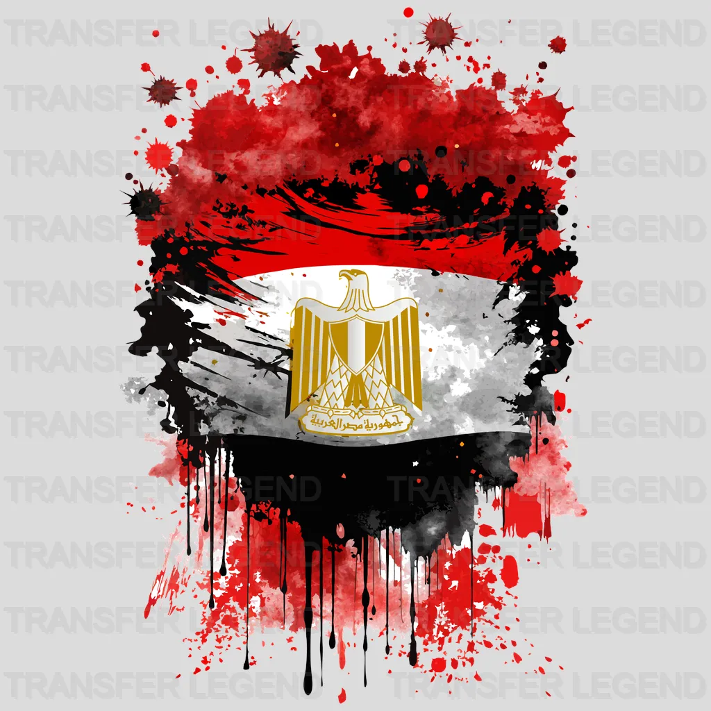 Egypt Flag Design - DTF Heat Transfer - transferlegend