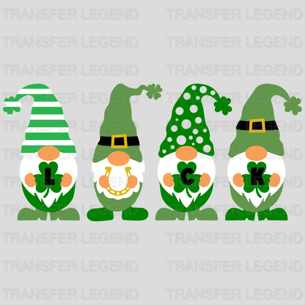 Gnomies St. Patrick's Day Design - DTF heat transfer - transferlegend