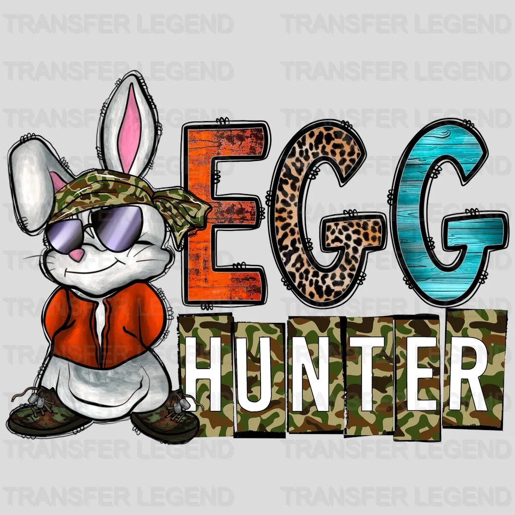 Egg Hunter Easter Design - DTF heat transfer - transferlegend