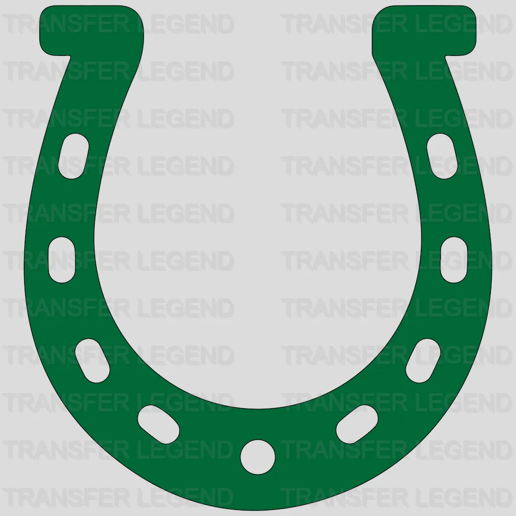 Horseshoe St. Patrick's Day Design - DTF heat transfer - transferlegend