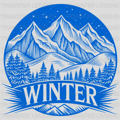 Life Time Snow Winter Design - DTF Heat Transfers - transferlegend