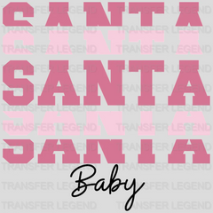 SANTA & BABY Christmas Design - DTF heat transfer - transferlegend