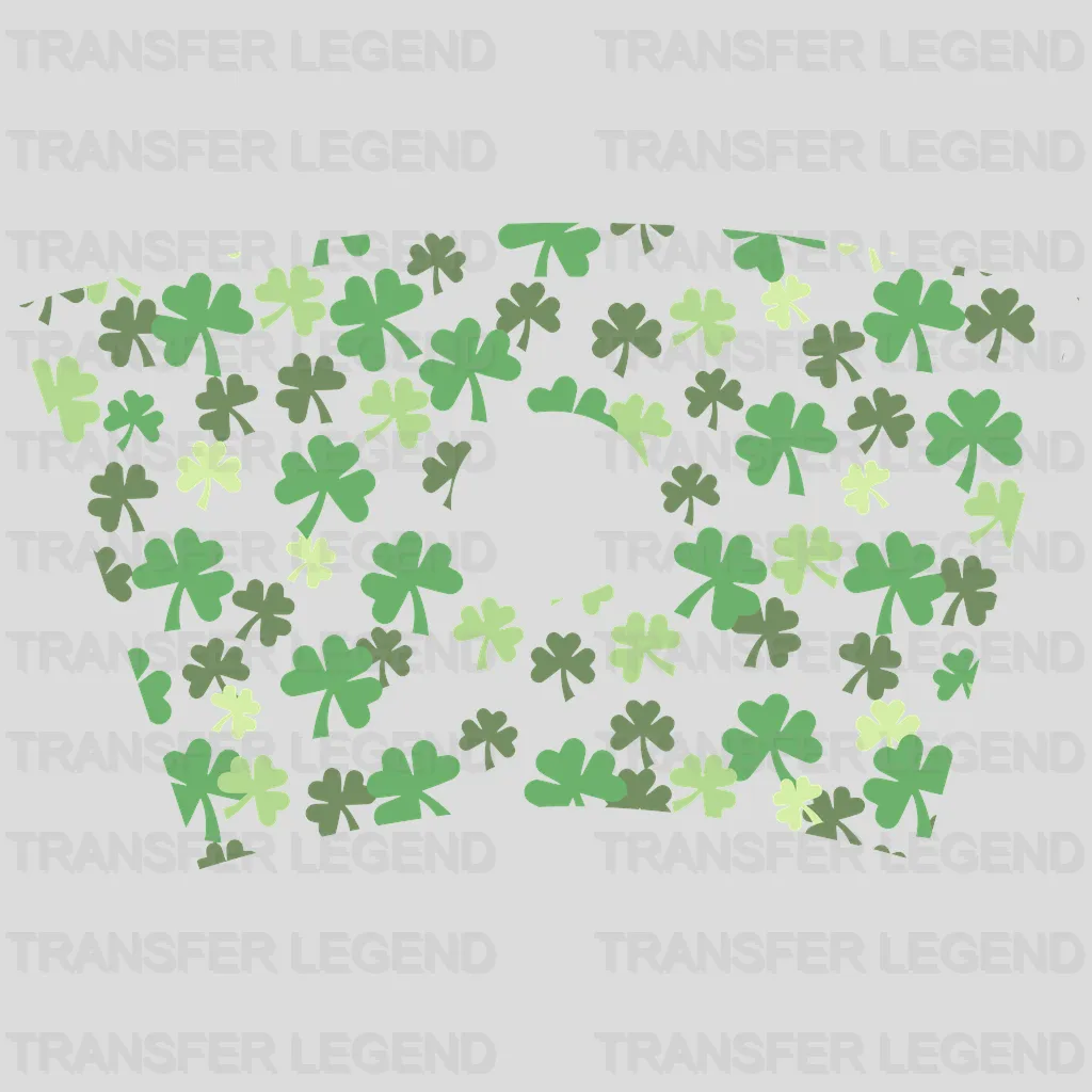 Three Leaf Clover UV DTF Transfer Cup Wrap UV DTF Sticker - transferlegend