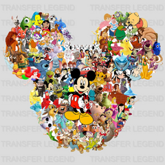 Mickey Head Disney Characters Design - DTF heat transfer - transferlegend