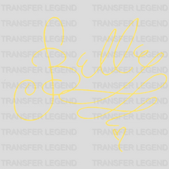 Disney Character Belle Design - DTF heat transfer - transferlegend