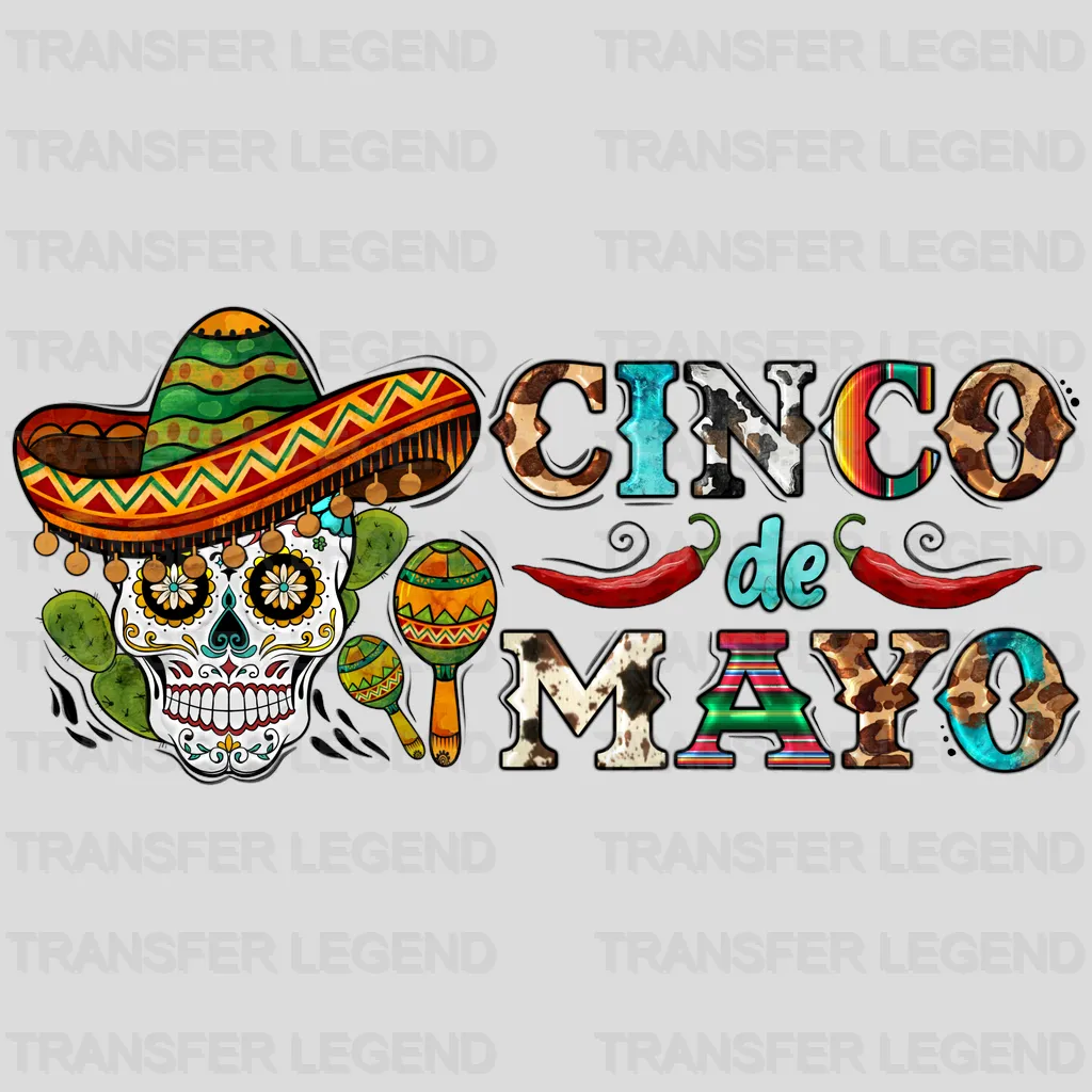 Cinco De Mayo - Cinco De Mayo DTF heat transfer - transferlegend