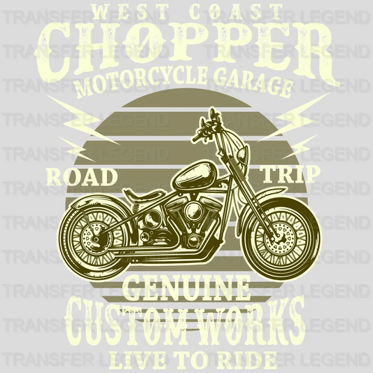 West Coast Chopper - Motocycle Design DTF Heat Transfer - transferlegend