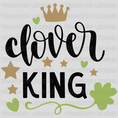 Clover King St. Patrick's Day Design - DTF heat transfer - transferlegend