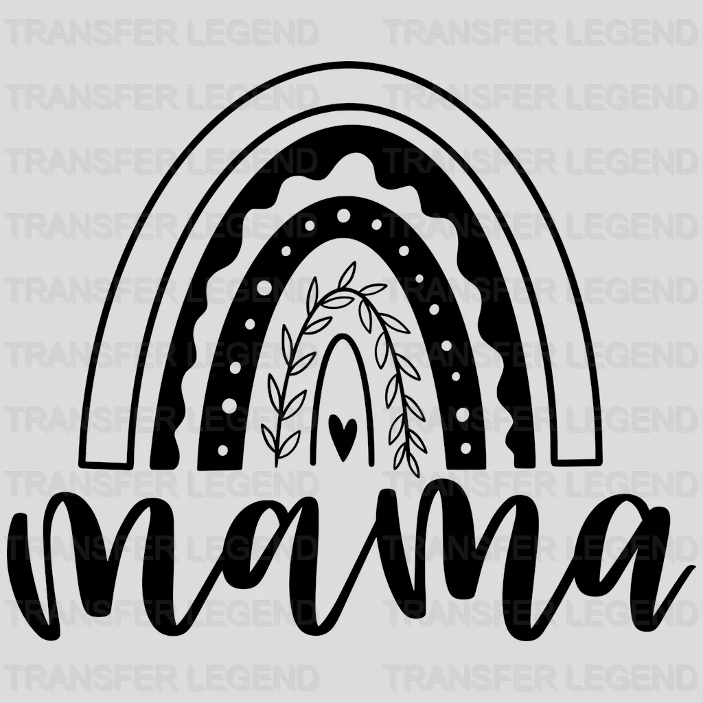 Mama Rainbow - Mothers Day Design - DTF heat transfer - transferlegend