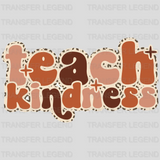 Teach Kindness 100 Days School Design - DTF heat transfer - transferlegend