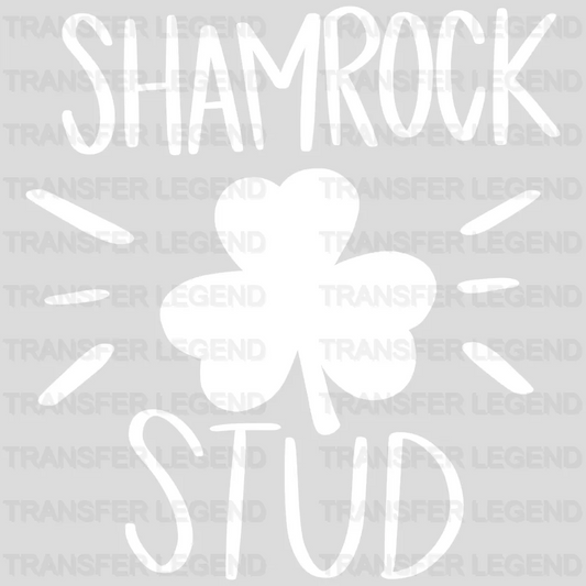 Shamrock Stud St. Patrick's Day Design - DTF heat transfer - transferlegend