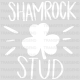 Shamrock Stud St. Patrick's Day Design - DTF heat transfer - transferlegend