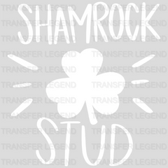 Shamrock Stud St. Patrick's Day Design - DTF heat transfer - transferlegend