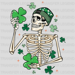 Lucky Skeleton St. Patrick's Day Design - DTF heat transfer - transferlegend