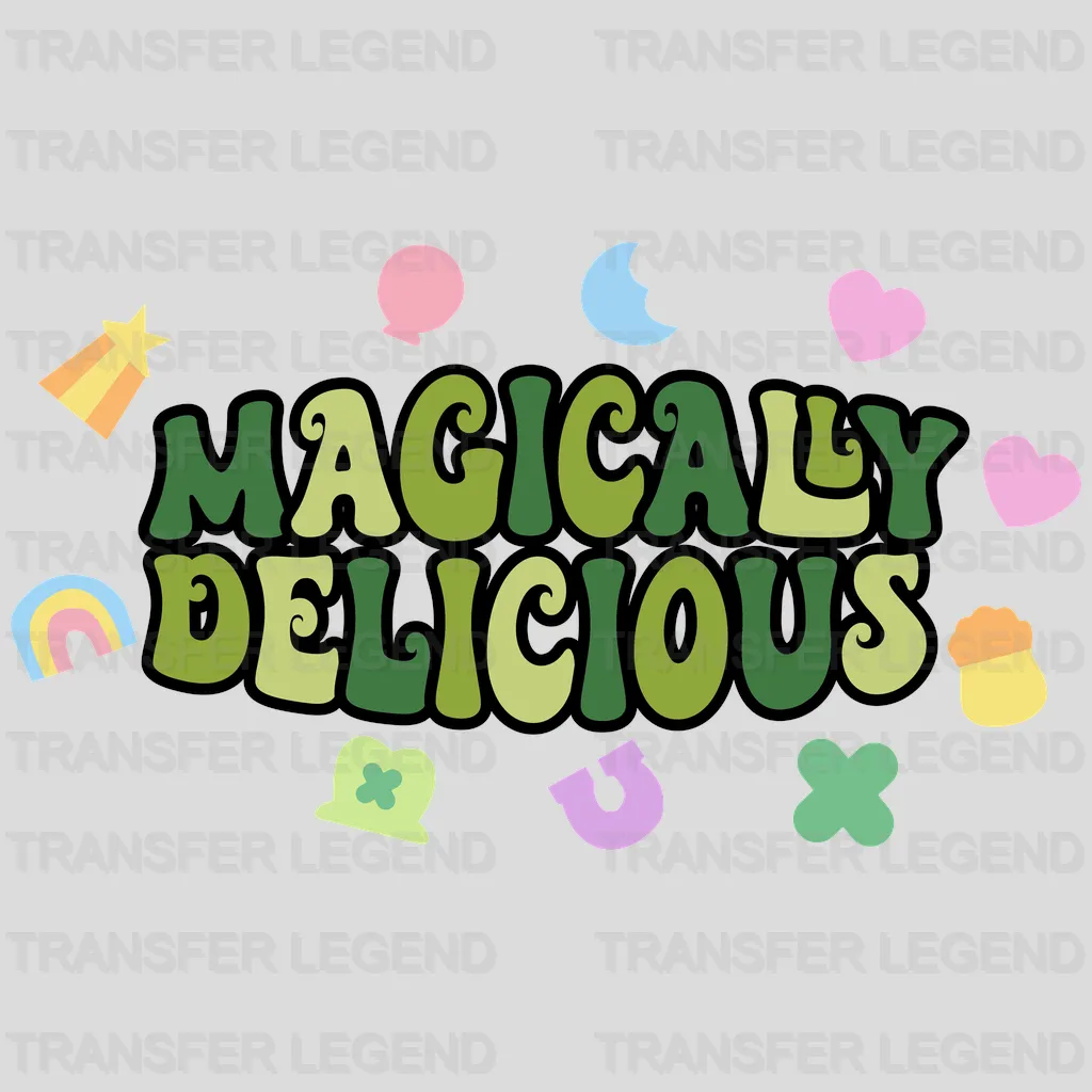 Magically Delicious St. Patrick's Day Design - DTF heat transfer - transferlegend