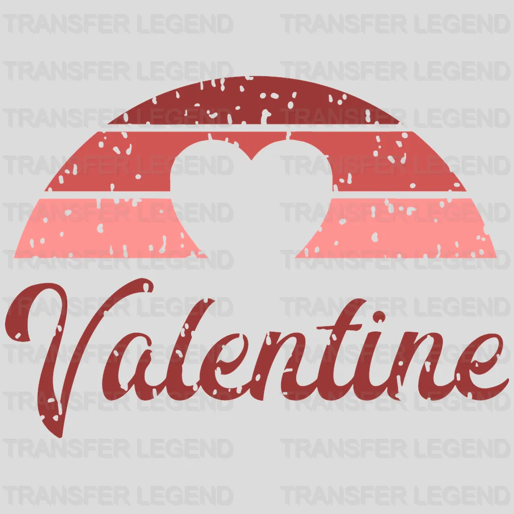 Valentine Heart Valentine's Day Design - DTF heat transfer - transferlegend