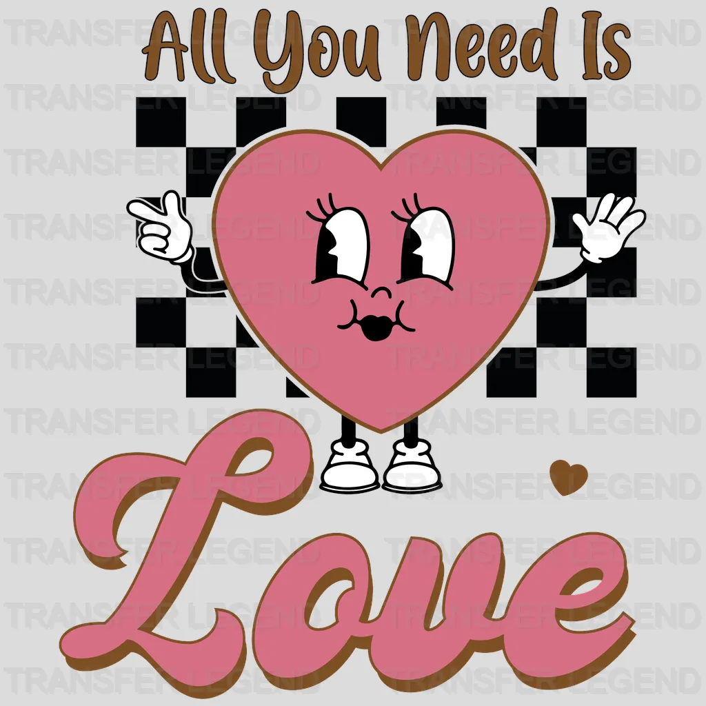 ALL YOU NEED IS LOVE - DTF heat transfer - transferlegend