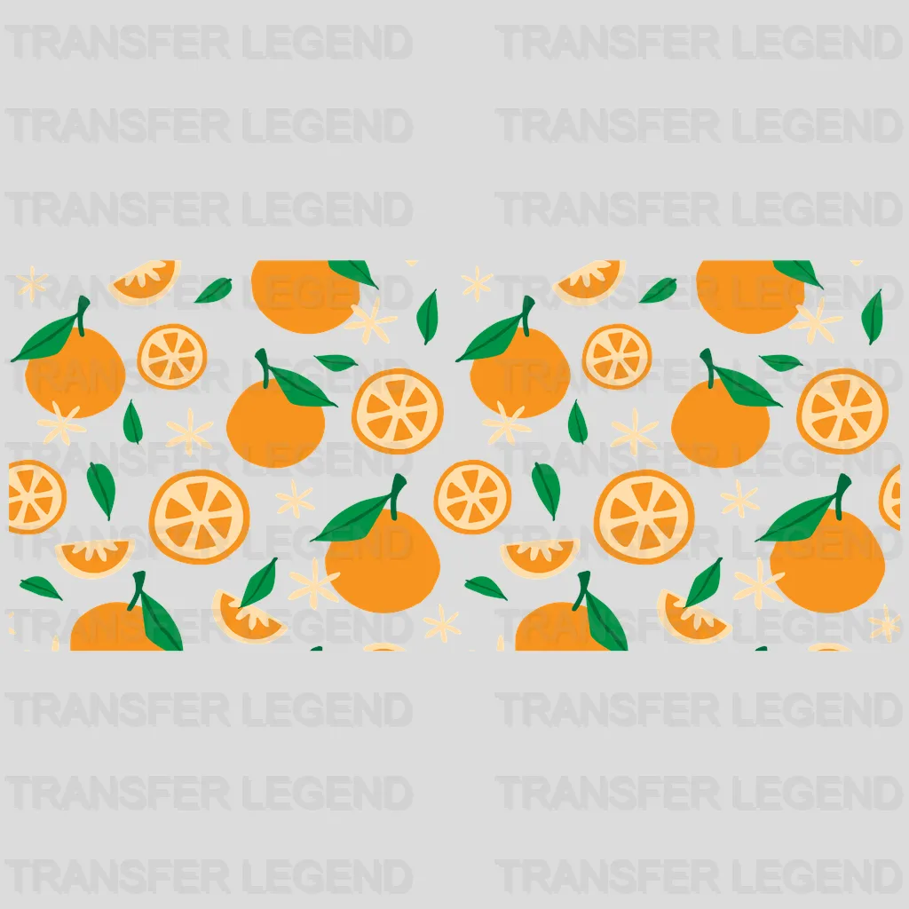 Orange UV DTF Transfer Cup Wrap UV DTF Sticker - transferlegend