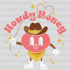 MINI COWBOY HOWDY HONEY - DTF heat transfer - transferlegend