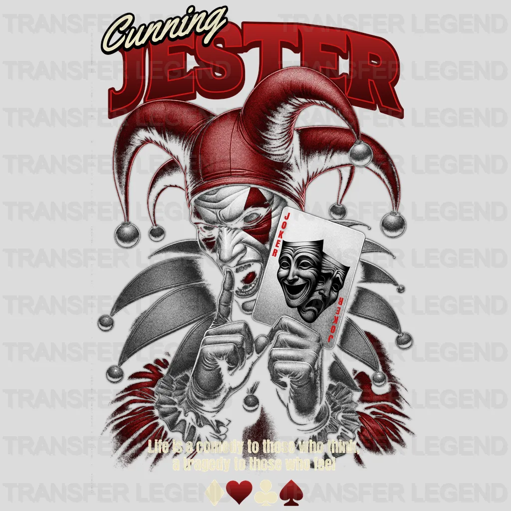 Cunning Jester Streetwear Design - DTF Heat Transfer - transferlegend