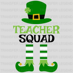 Teacher Squad St. Patrick's Day Design - DTF heat transfer - transferlegend