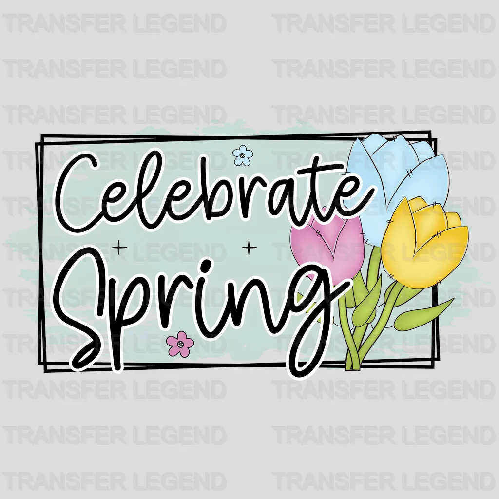 Celebrate Spring Easter Design - DTF heat transfer - transferlegend