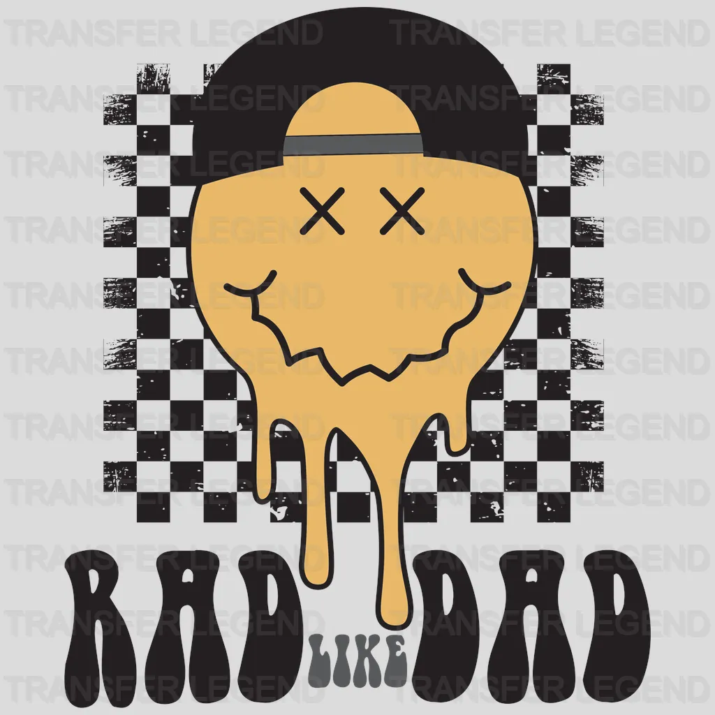 Rad Like Dad Design - DTF heat transfer - transferlegend