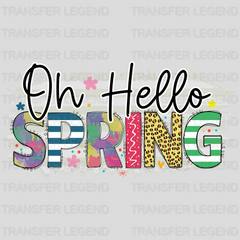 Oh Hello Spring Easter Design - DTF heat transfer - transferlegend