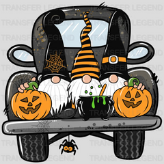 Gnomies Halloween Truck Design - DTF heat transfer - transferlegend