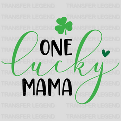 One Lucky Mama St. Patrick's Day Design - DTF heat transfer - transferlegend