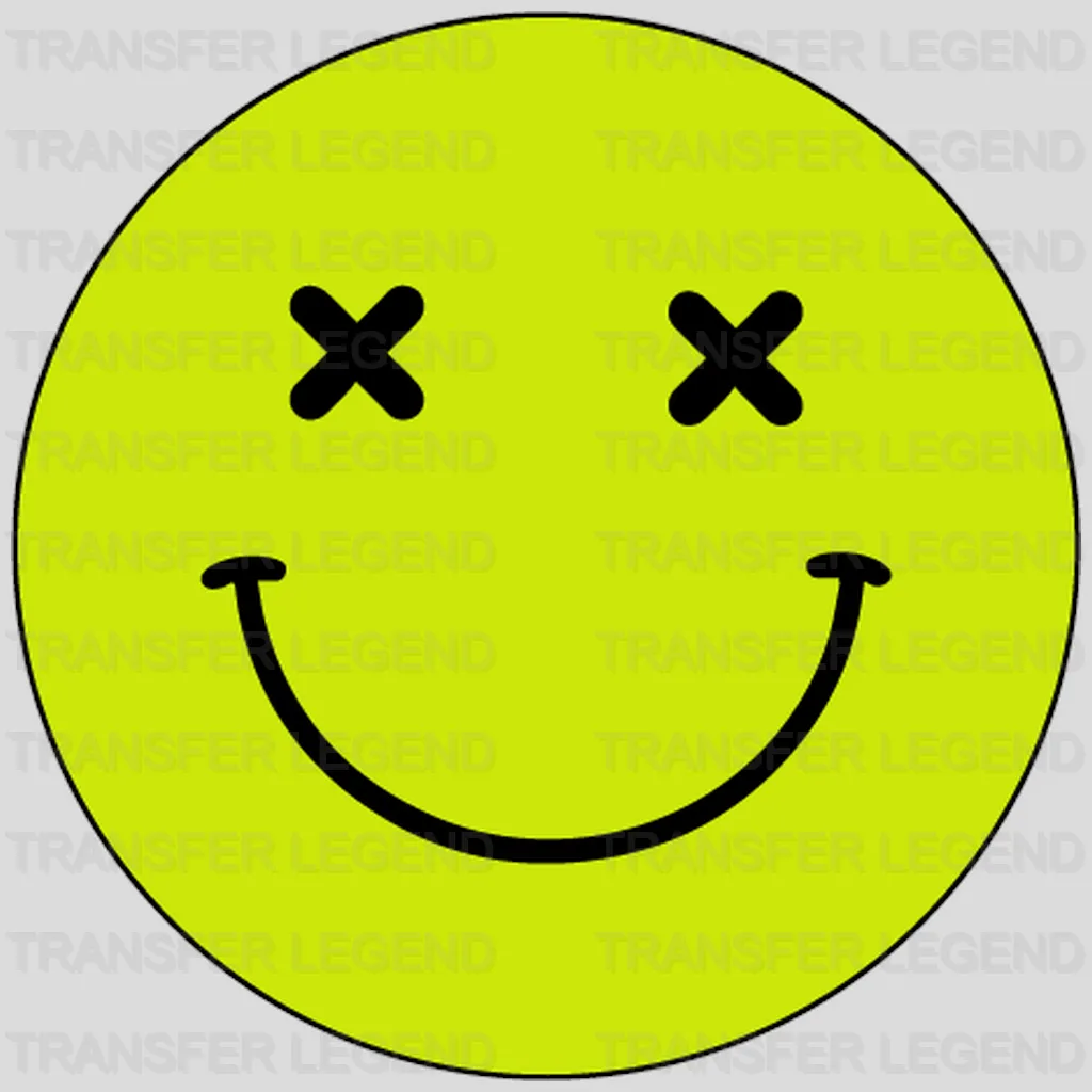 Smiley Face - Retro Summer - Good Vibes - Retro Smiley - Aesthetic Retro Design - DTF heat transfer - transferlegend