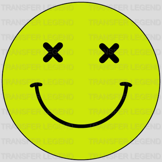 Smiley Face - Retro Summer - Good Vibes - Retro Smiley - Aesthetic Retro Design - DTF heat transfer - transferlegend