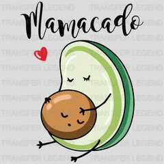 Mamacado pregnant mom cursive text Design - DTF heat transfer - transferlegend